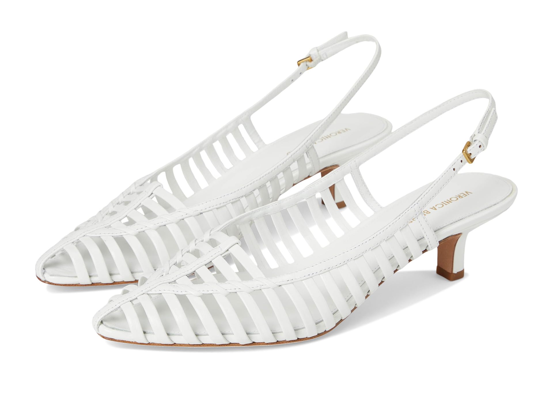 Сандалии Veronica Beard Britte, цвет Coconut White Leather