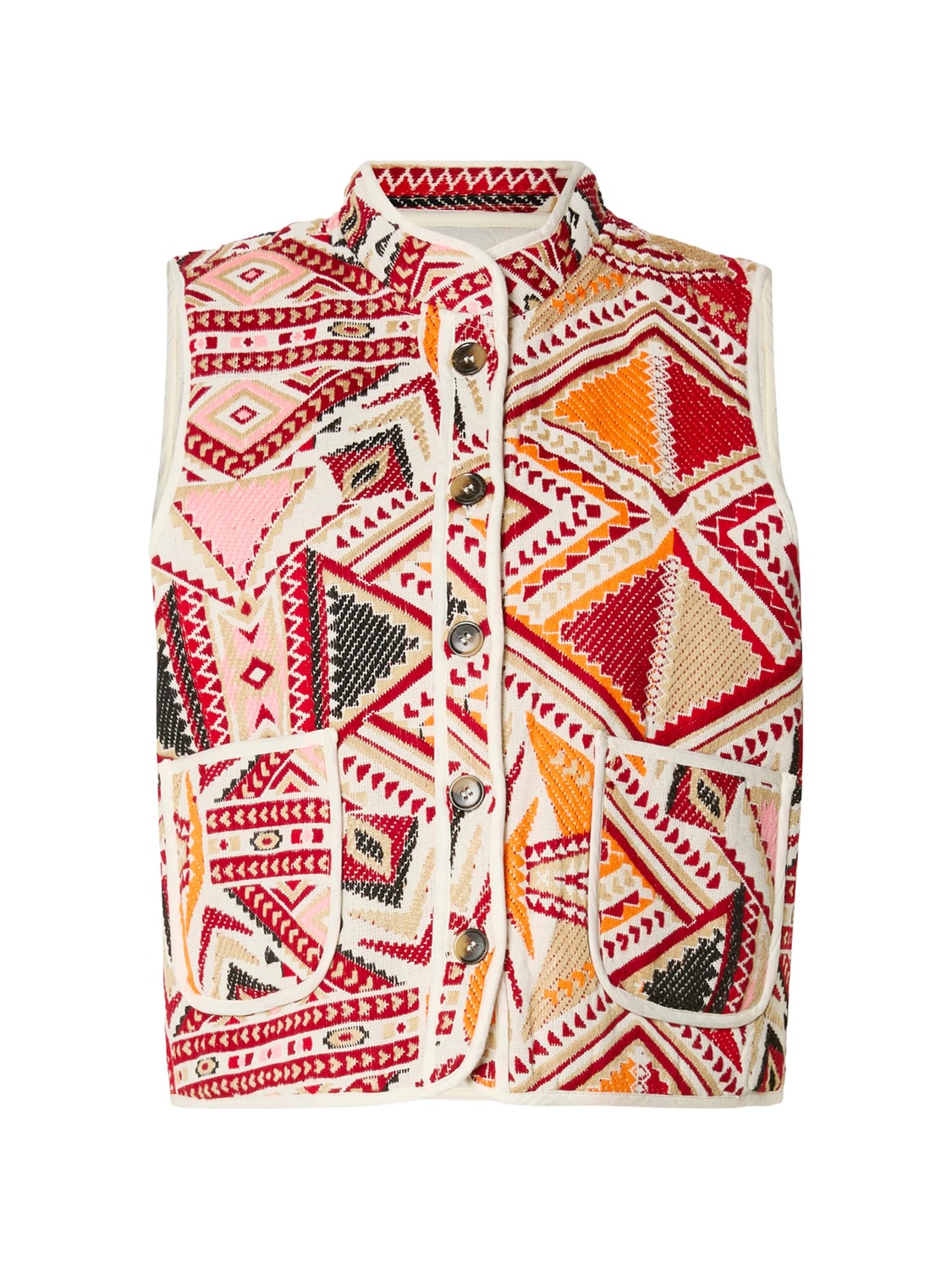 

Lollys Laundry Жилет 'Cairo' в красном цвете