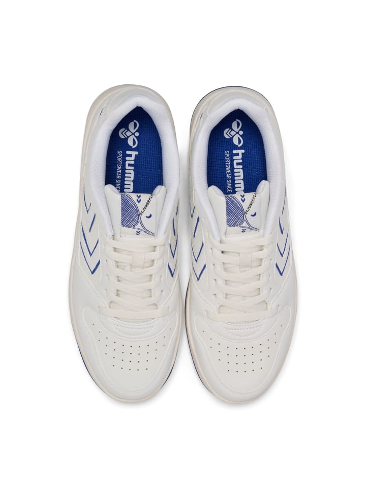 Кроссовки на шнуровке Hummel, цвет white/true blue — фото 3