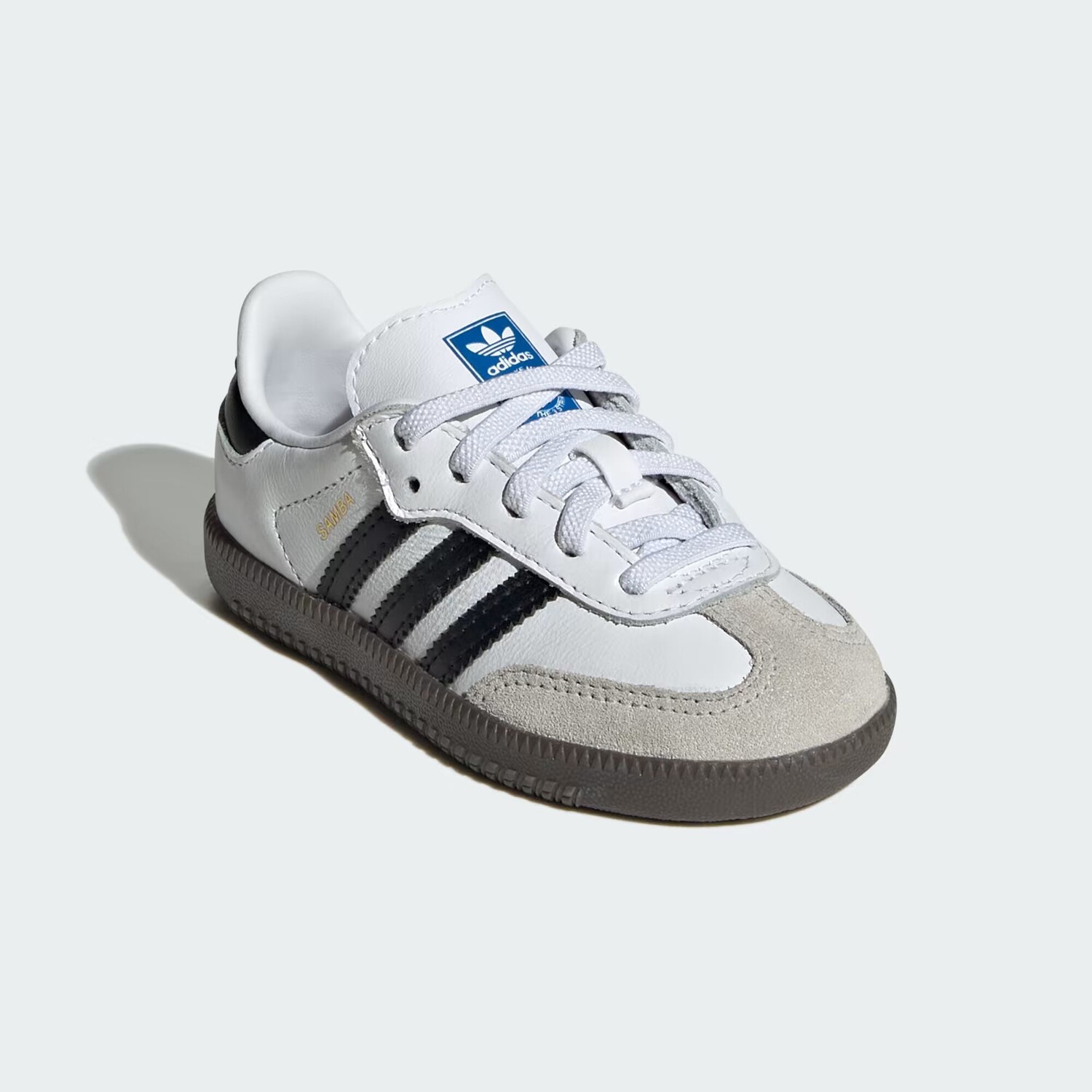 Кроссовки Samba OG для детей Adidas, цвет Cloud White/Core Black/Gum — фото 4