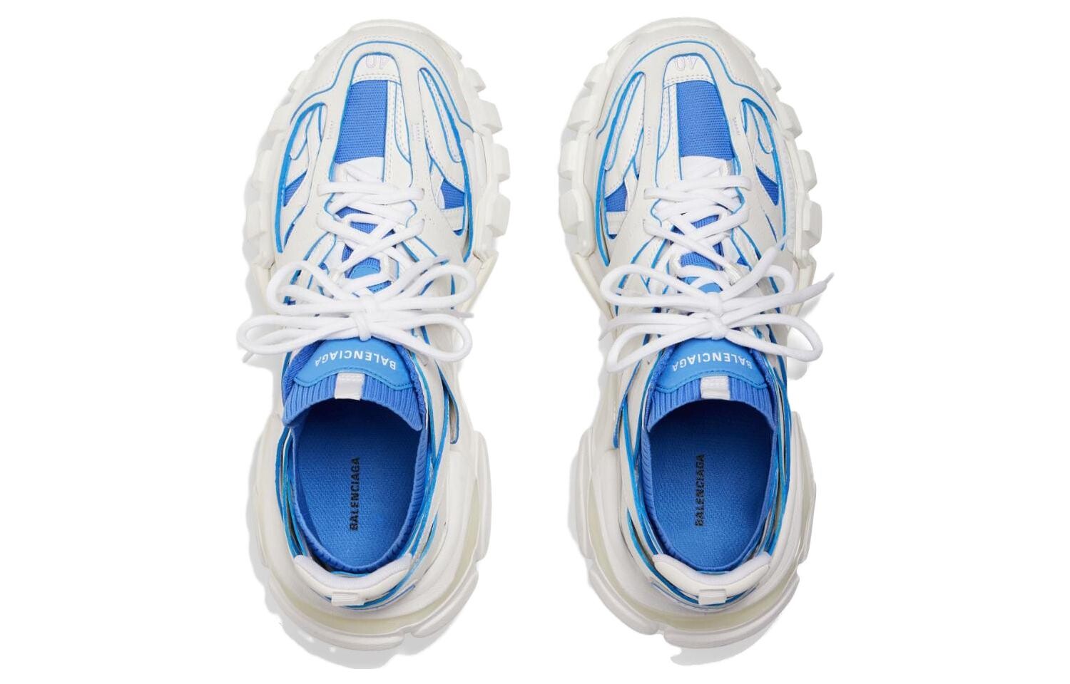 Мужские кроссовки Lifestyle с низким верхом, синий/белый Balenciaga — фото 4