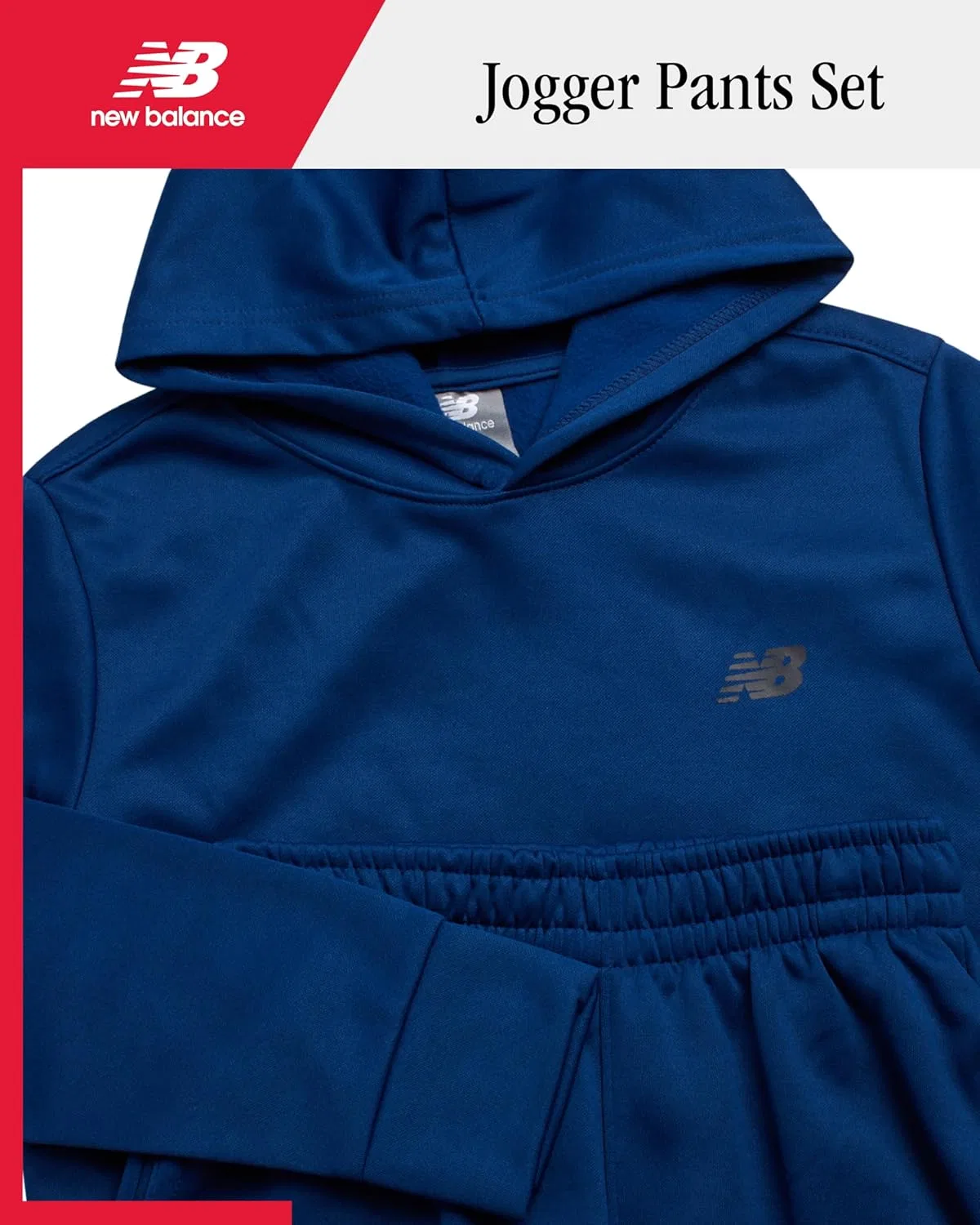 Детский спортивный костюм New Balance Tech Fleece, Galaxy Blue — фото 2
