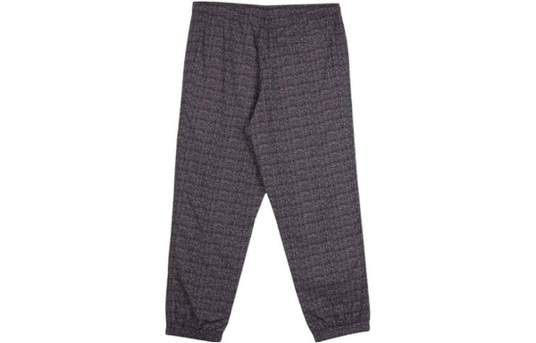 Брюки men's jacquard logo pattern bundle feet woven casual pants/trousers dark red Nike, мультиколор — фото 2