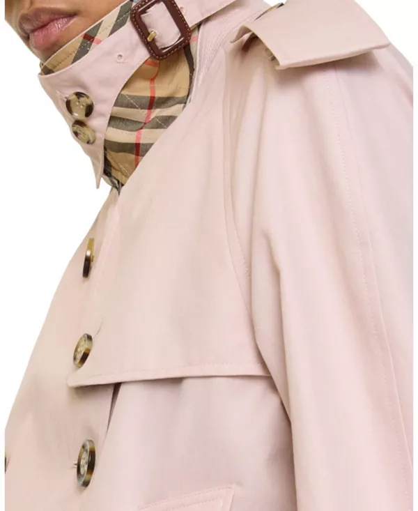 Куртка Burberry, тренч, розовый — фото 3