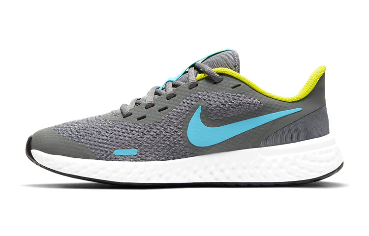 

Кроссовки REVOLUTION 5 женские с низким верхом серые/синие/желтые Nike