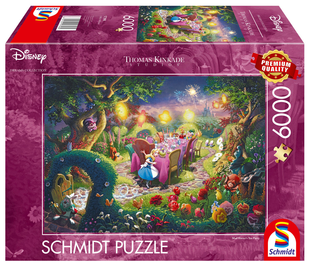 

Пазл PQ THOMAS KINKADE Алиса в стране чудес (Дисней), 6000 шт. Schmidt