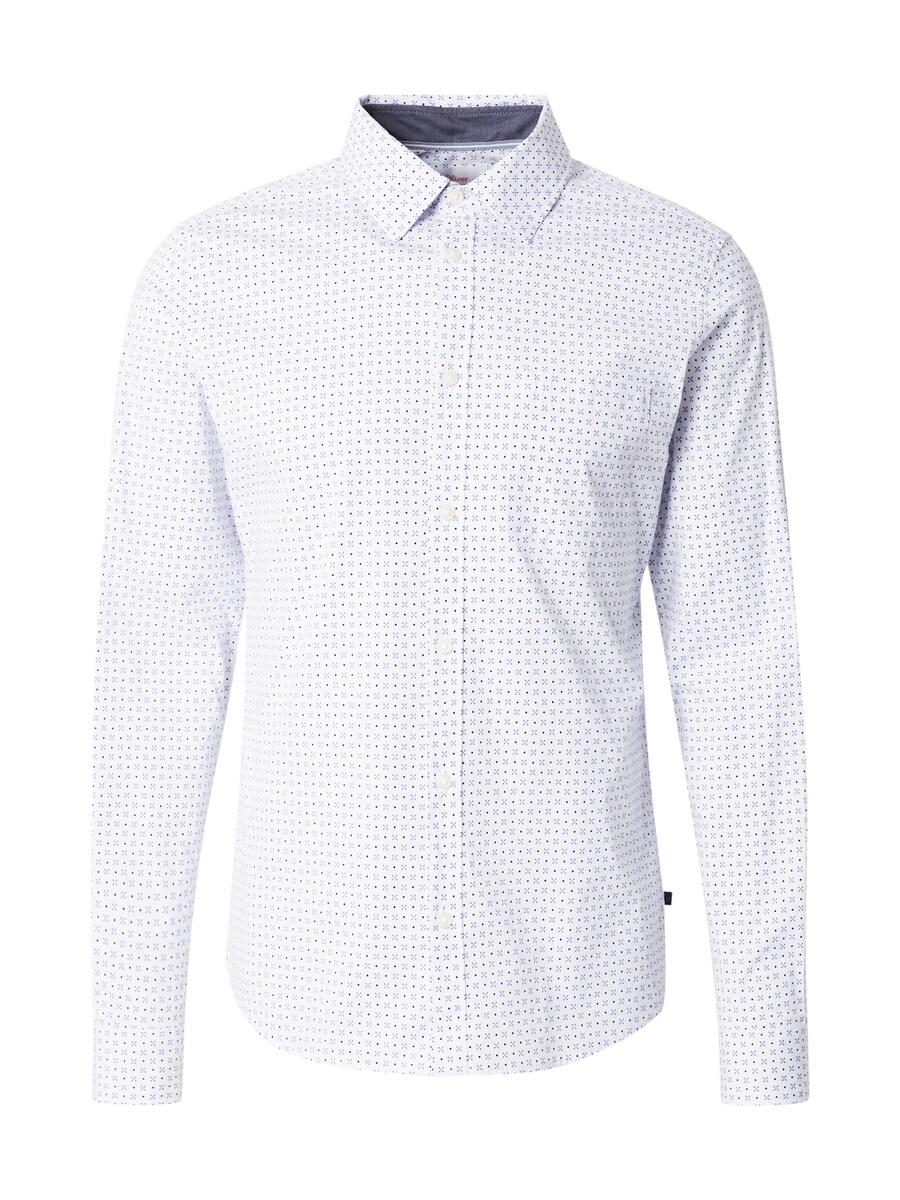 

Рубашка Slim Fit на пуговицах s.Oliver, белый