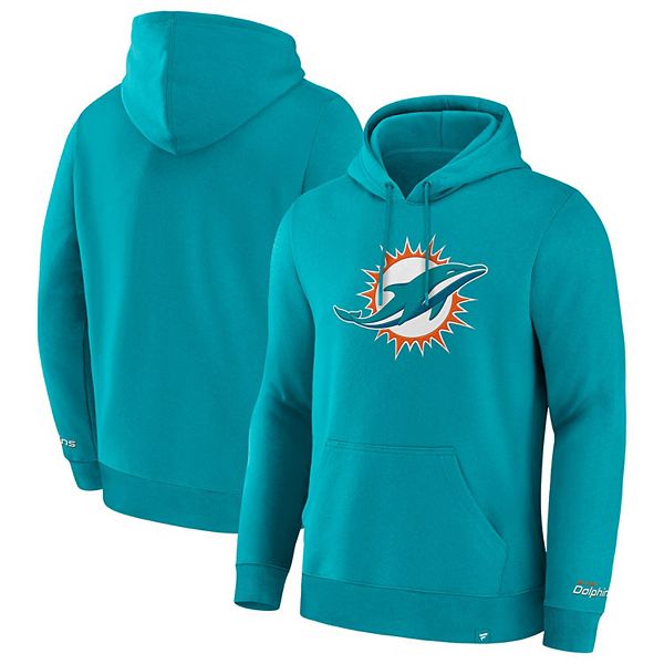 

Мужская толстовка с капюшоном aqua miami dolphins legacy fleece Fanatics