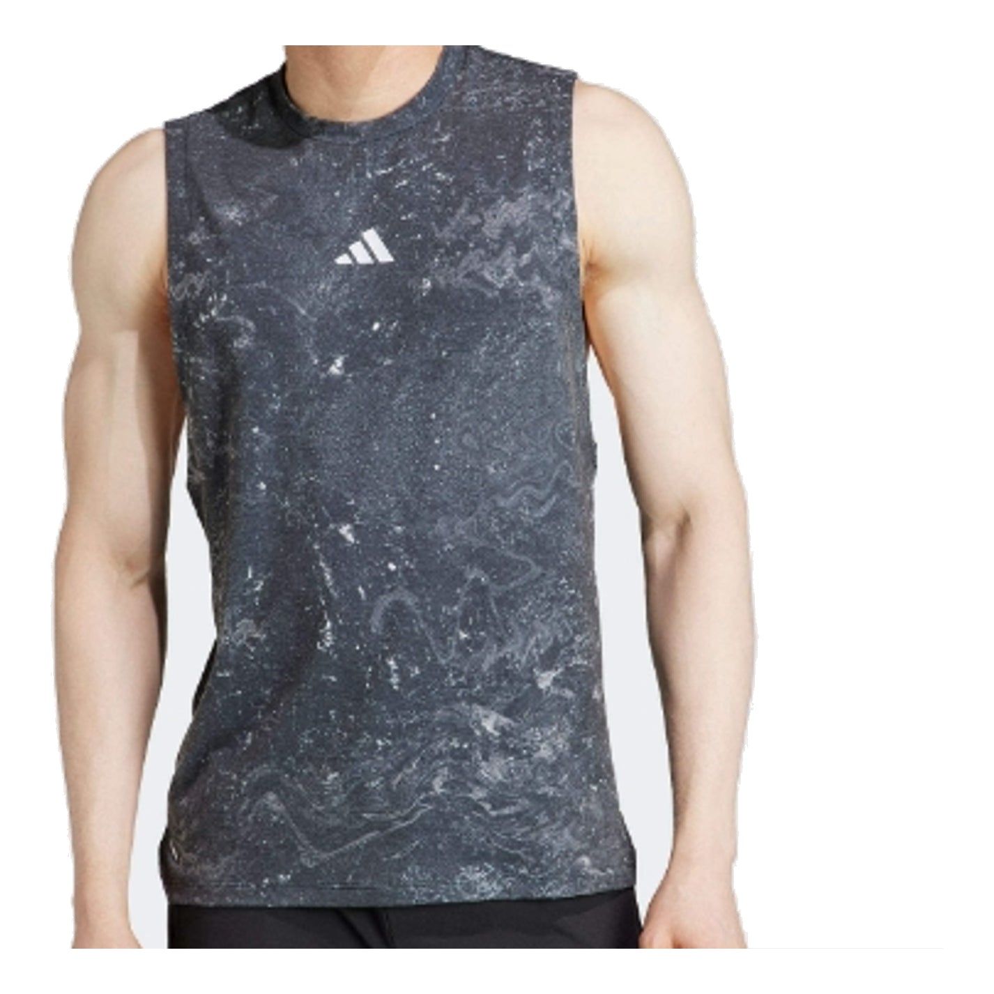 Спортивный топ adidas Power Workout Tank Top 'Black' IK9684, черный — фото 2