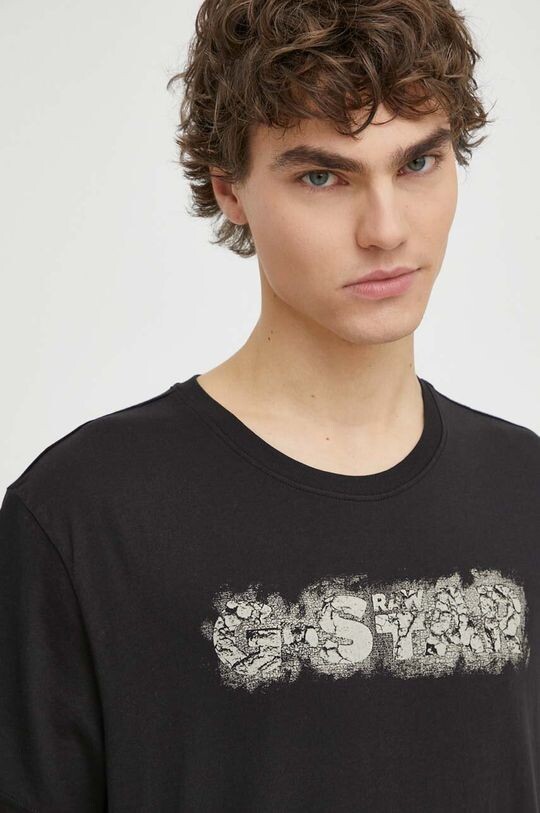 

Хлопковая футболка G-Star Raw, черный