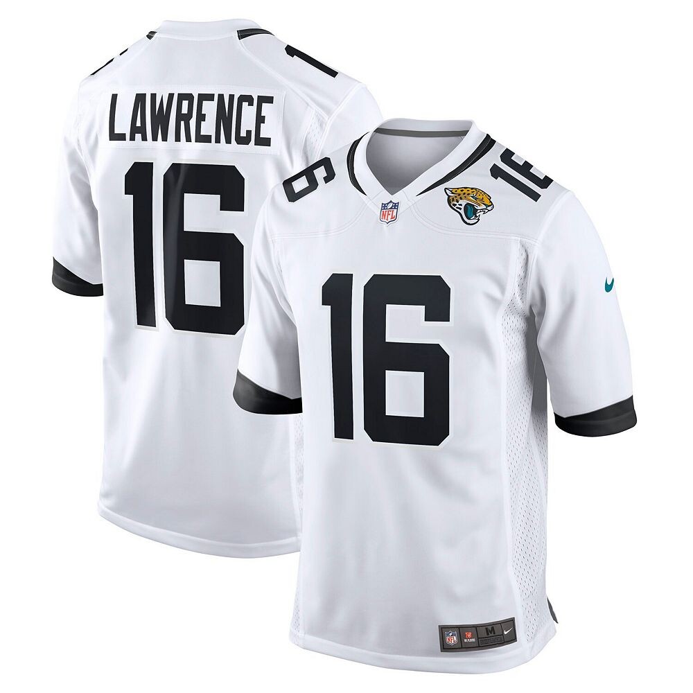 Мужская белая игровая майка Nike Trevor Lawrence White Jacksonville Jaguars, цвет Jag White — фото 2