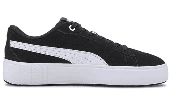 Кроссовки smash platform v2 suede 'black white' Puma, черный — фото 2