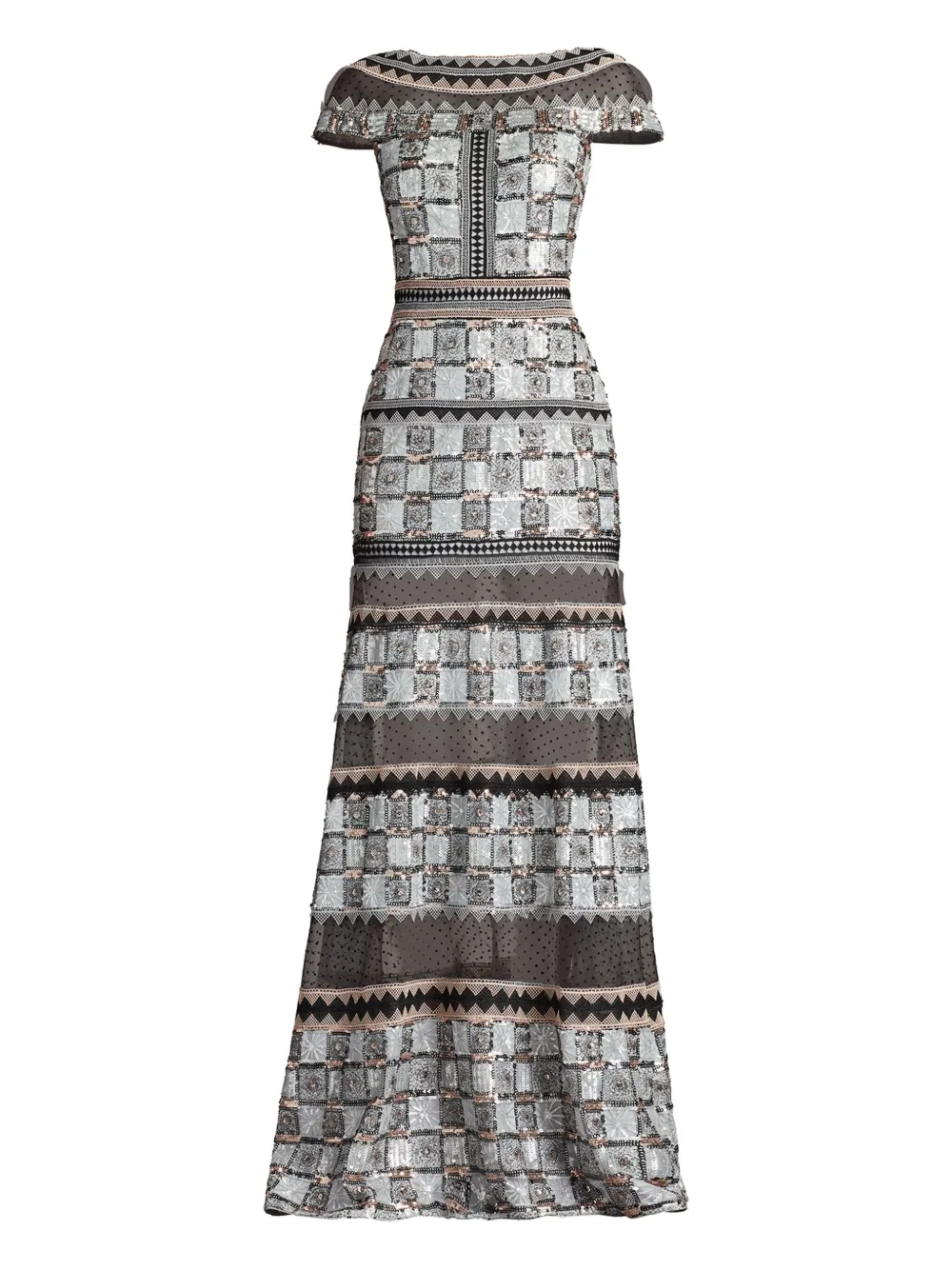 

Платье Jovie Tadashi Shoji, серый