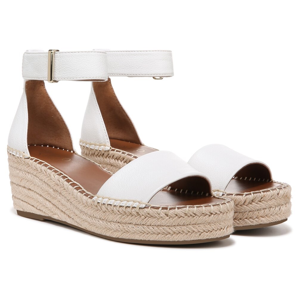 

Женские сандалии на танкетке Pela Espadrille Franco Sarto, белый