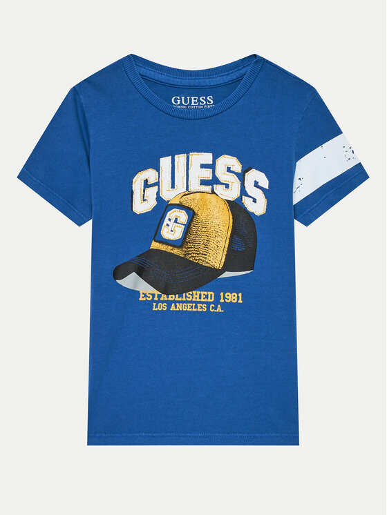 

Футболка стандартного кроя Guess, синий