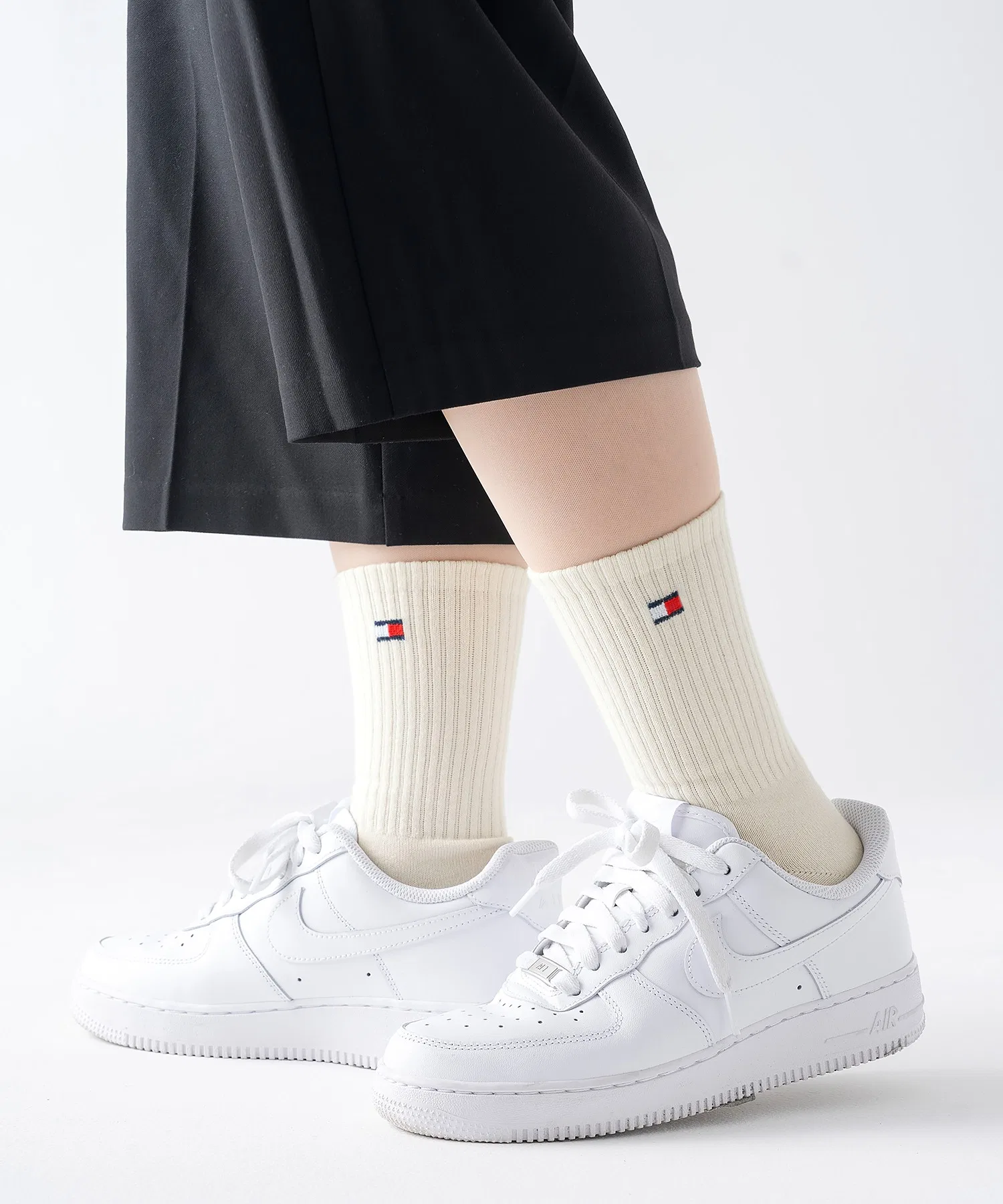 [Эксклюзивно для EC] Носки с логотипом бренда TOMMY HILFIGER, длина до середины икры, комплект из 2 пар, размеры 23 см, 24 см, 25 см — фото 3