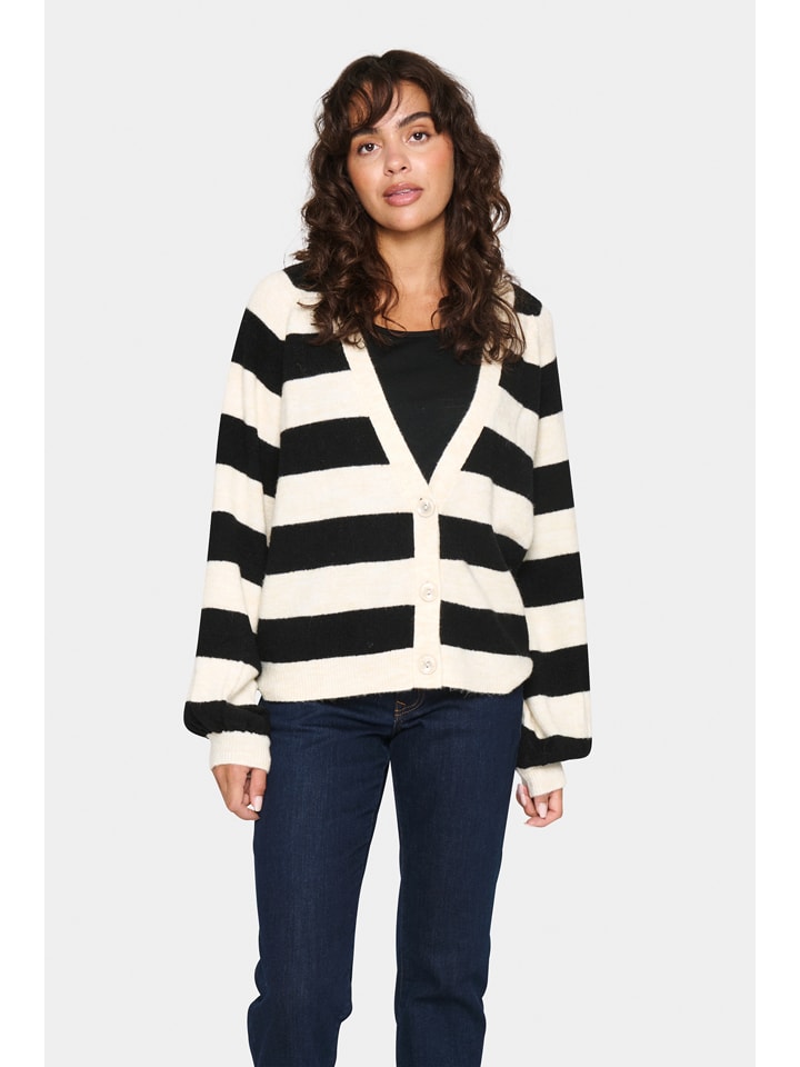 

Кардиган SAINT TROPEZ, кремовый/черный