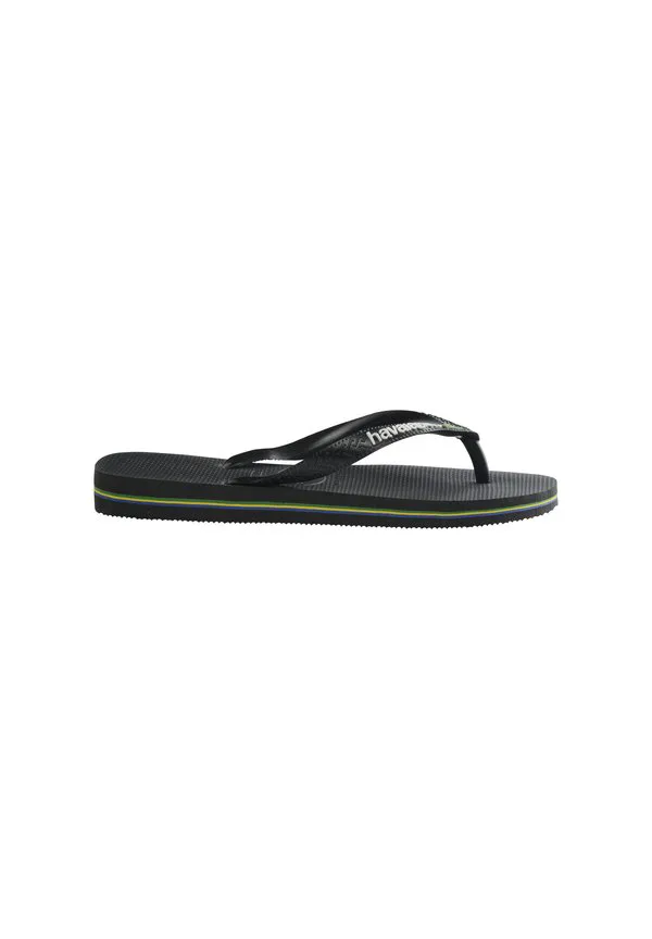 Шлепанцы havaianas с бразильским логотипом для бассейна Havaianas, Black Black — фото 2