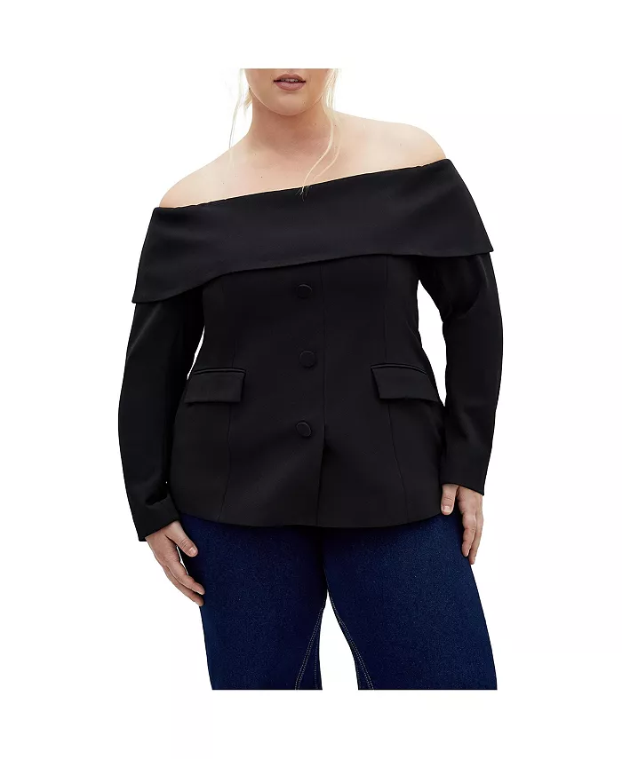 

Куртка Talia больших размеров CITY CHIC, черный