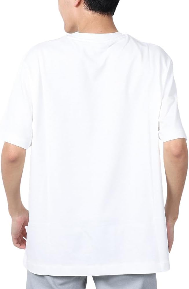 Официальная мужская футболка с коротким рукавом и резиновым принтом LACOSTE Heavyweight с логотипом бренда, светло-бежевый — фото 4