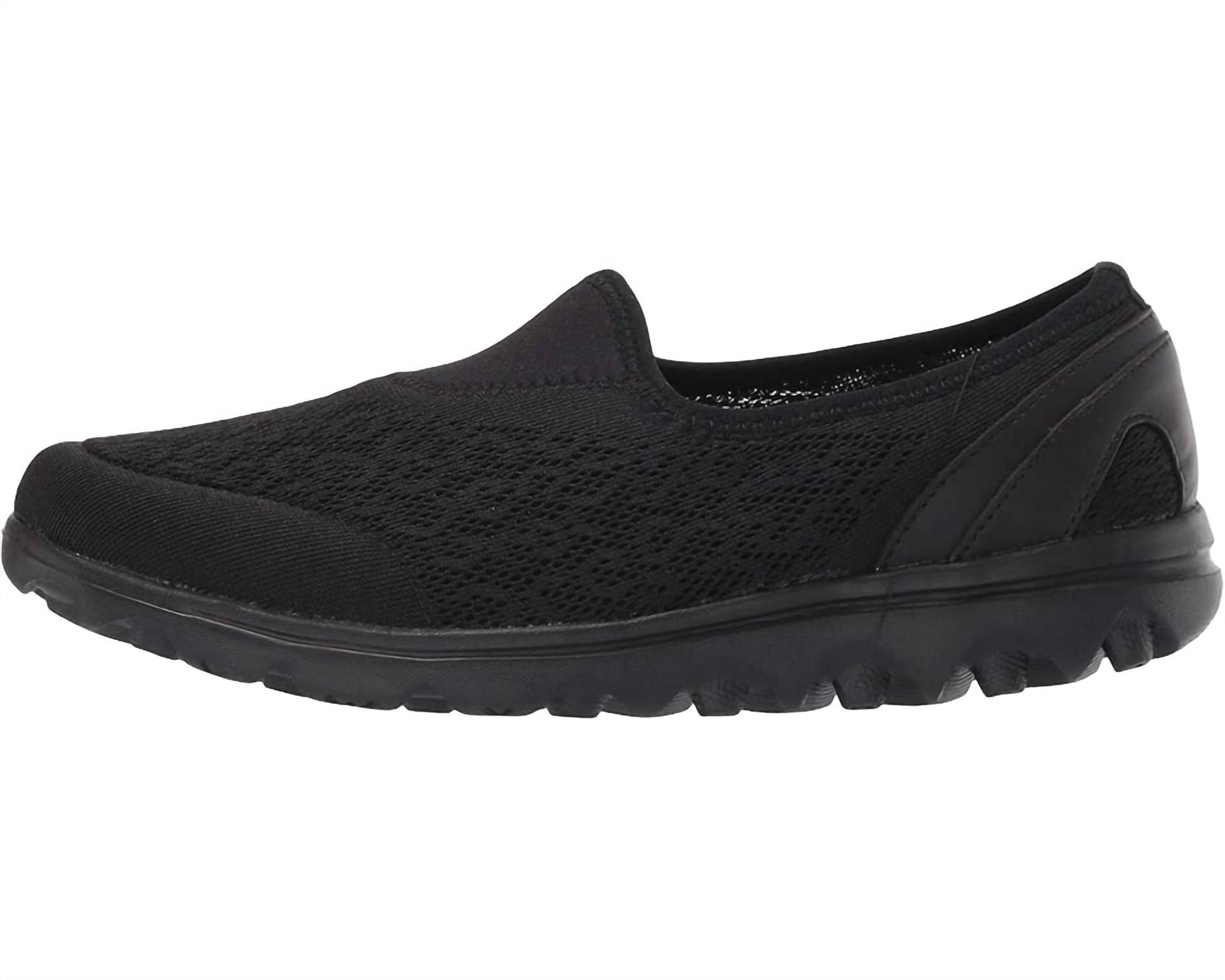 Женские балетки Travelactiv Slip-Ons черного цвета Propet — фото 3