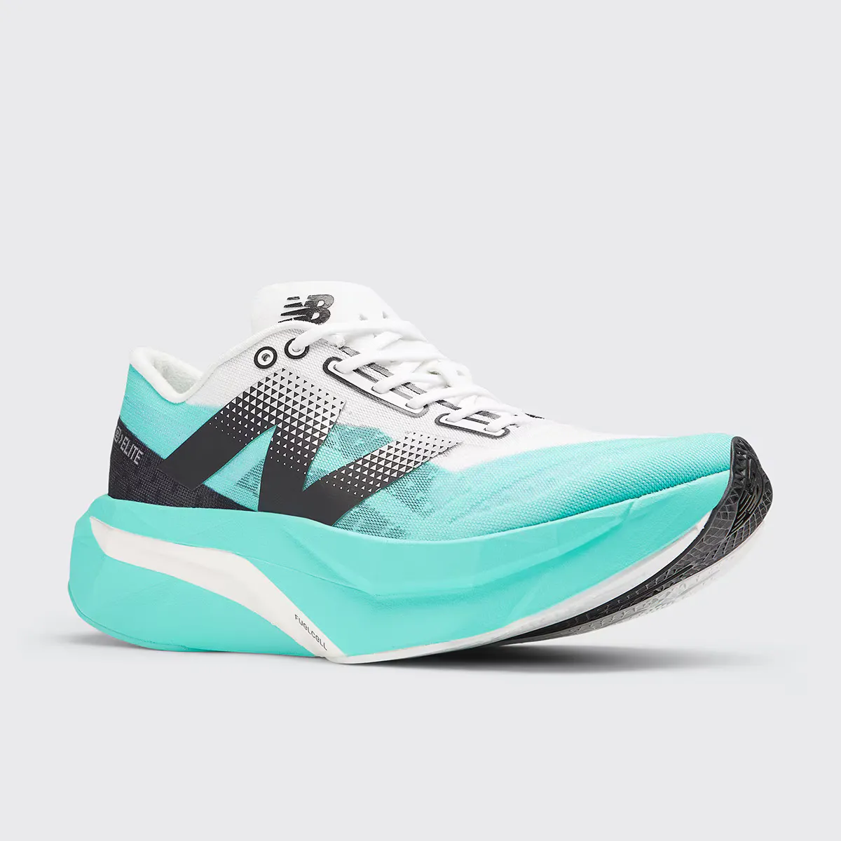 Кроссовки женские New Balance FuelCell SC Elite v4, белый/голубой — фото 2