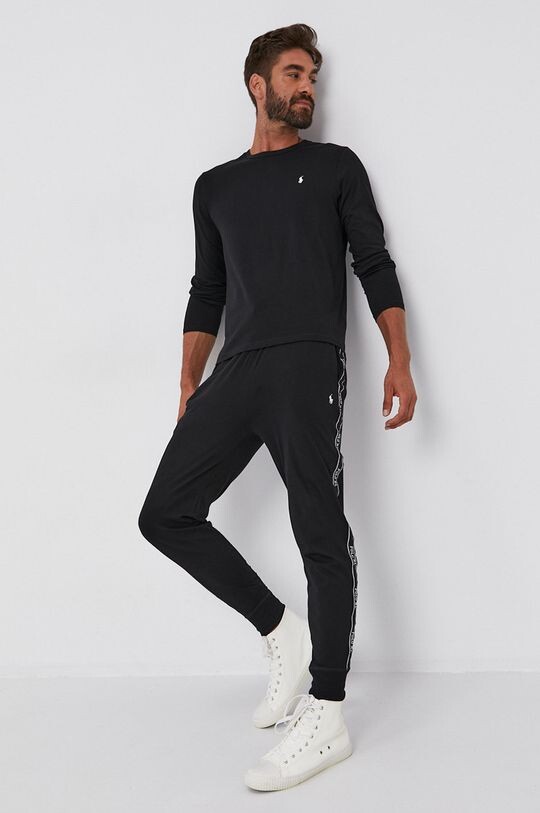 Футболка с длинным рукавом 714844759001 Polo Ralph Lauren, черный — фото 2