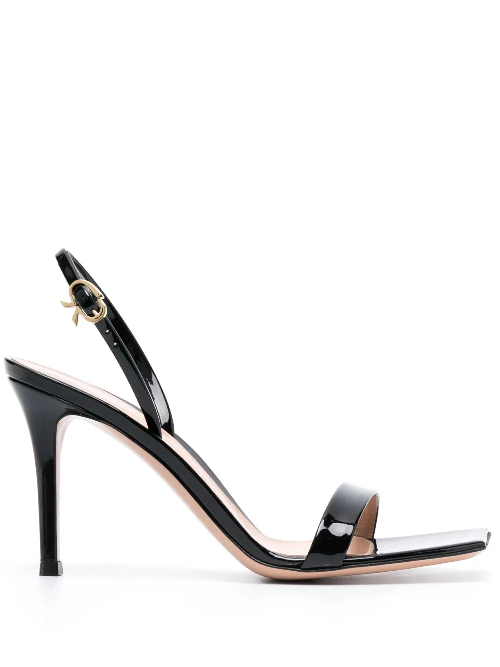 Босоножки Ribbon Stiletto 85 Gianvito Rossi, черный