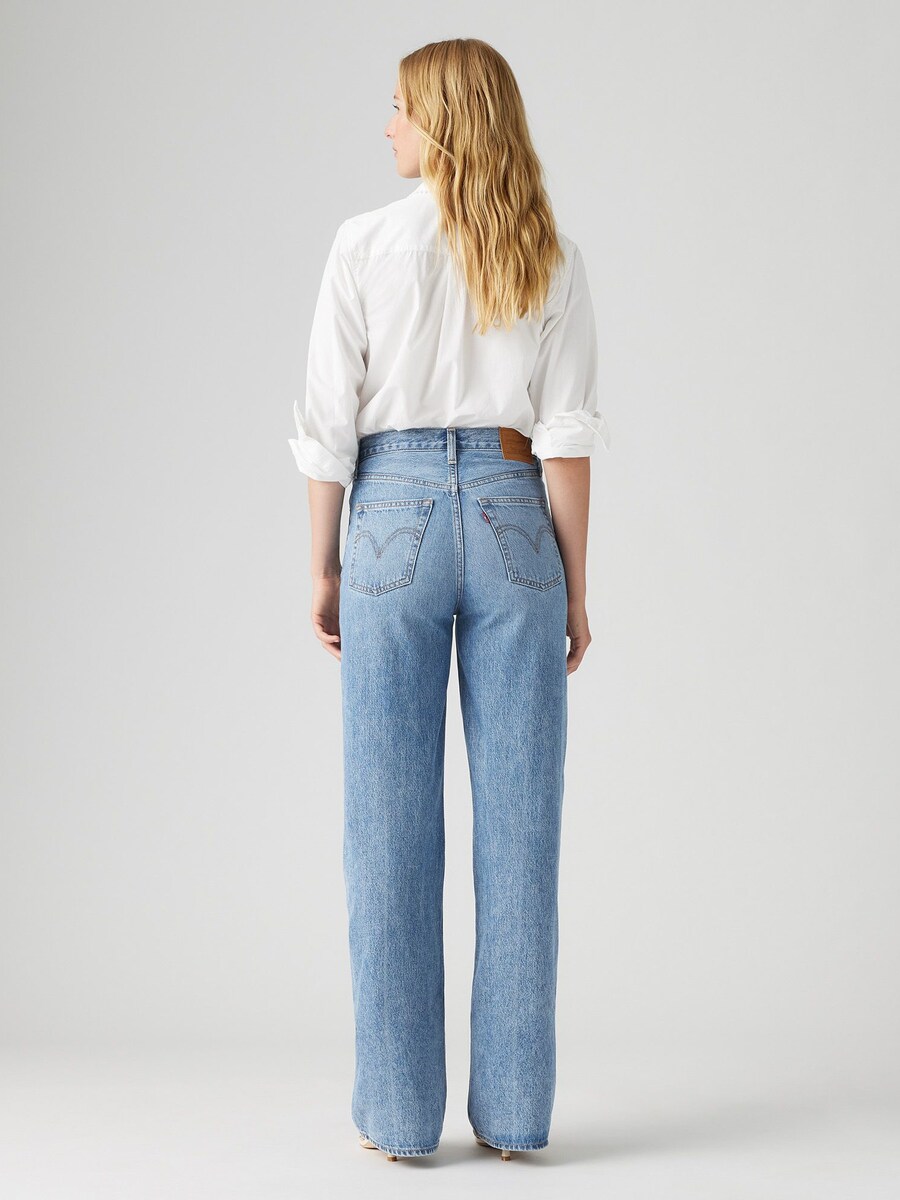 Джинсы с широкими штанинами LEVIS  Ribcage Wide Leg , Blue denim — фото 3