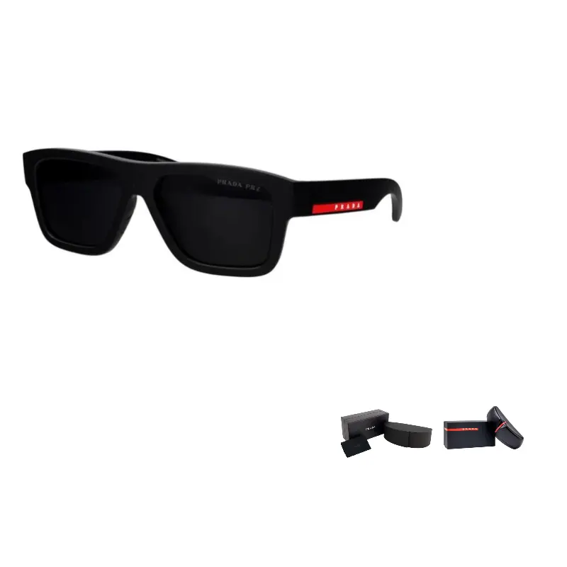 

PRADA Прямоугольные солнцезащитные очки, Black