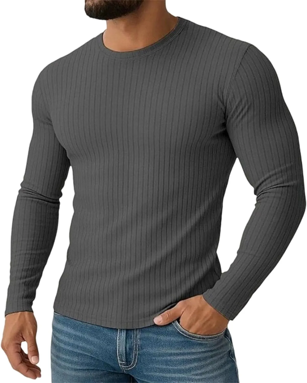 

Футболка мужская Casual Stretch, Long Sleeve, M-3XL RTRDE