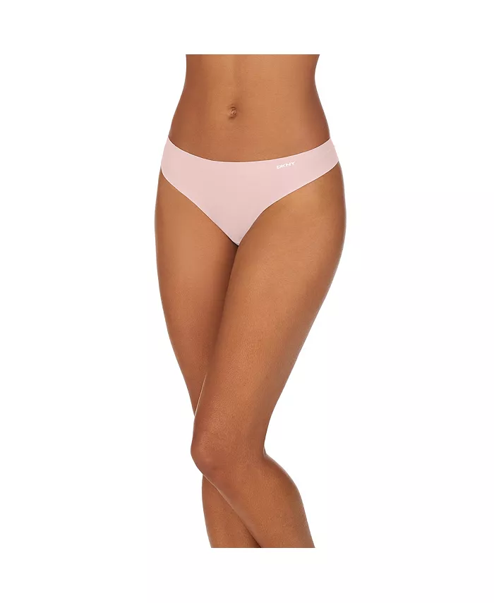 

Легкие трусы-стринги с логотипом Cut Anywear DK5026 DKNY, коричневый/бежевый