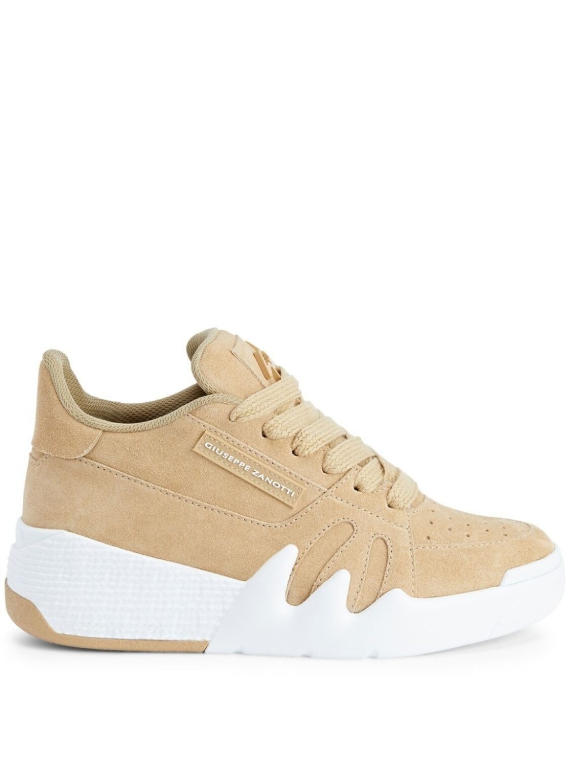 Кроссовки Giuseppe Zanotti Talon Lace-up, бежевый