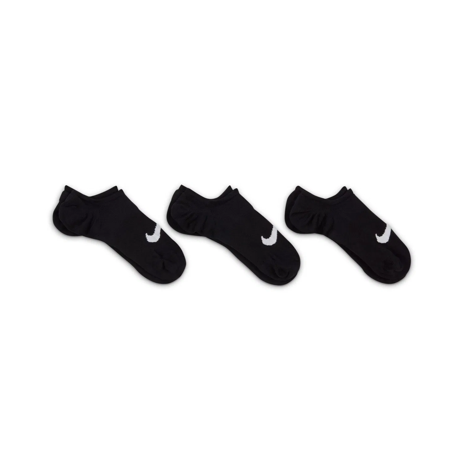 Женские носки-следы с технологией Dri-FIT Nike, Black — фото 3