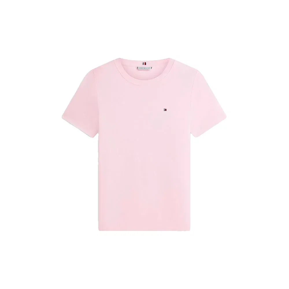 Женская футболка с коротким рукавом Slim Cody Tommy hilfiger, Pink — фото 3