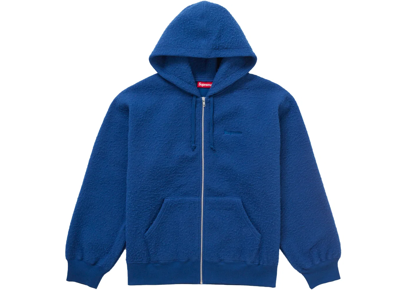 Мужской худи с принтом Supreme Pilled Zip Up Hooded Sweatshirt, Dark Royal