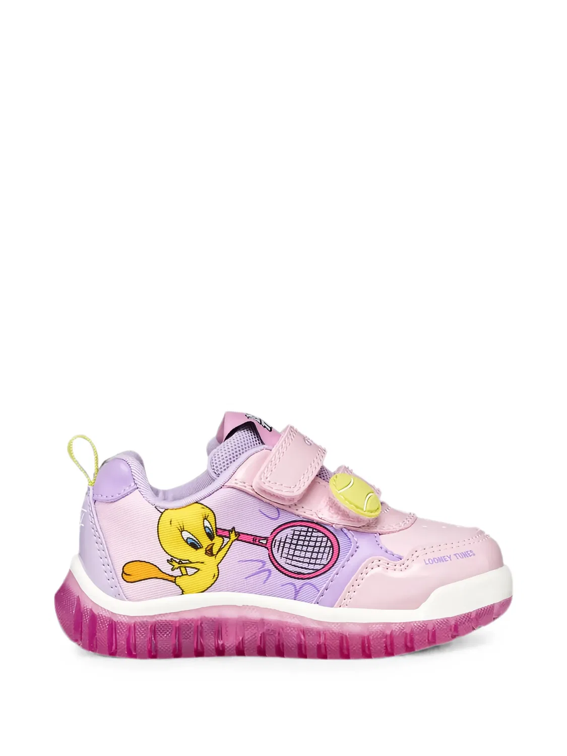 Кроссовки Lightyloo с принтом Toddle Tweety Geox Kids, фиолетовый