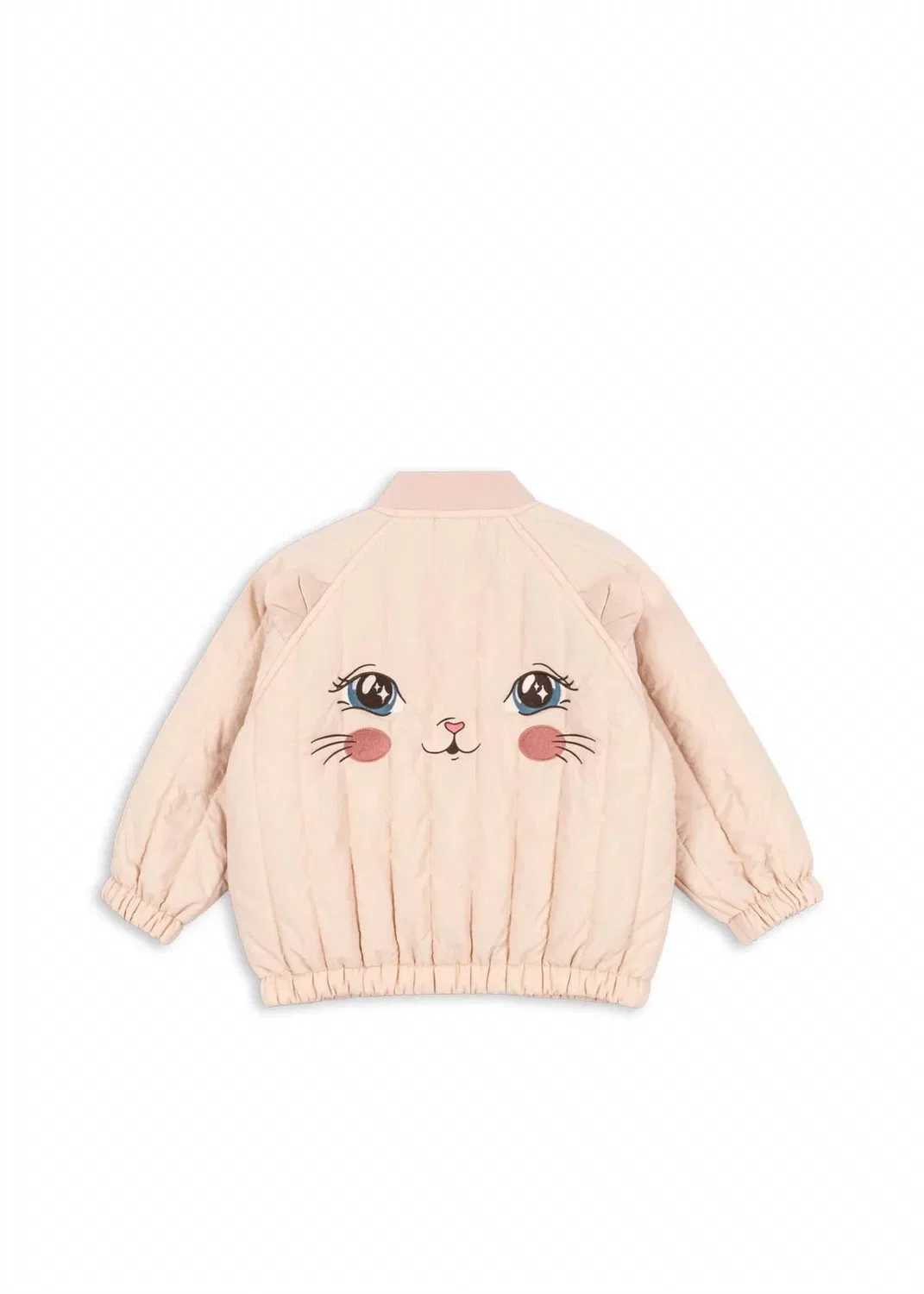 Детская куртка-бомбер для девочек с принтом Juno Kitty Konges Sløjd, Cameo Rose — фото 2