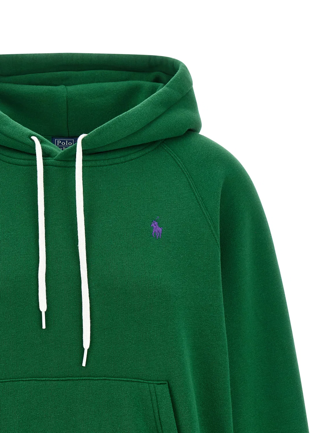 Женское худи с вышитым логотипом Bicolor Cotton Sweatshirt Polo Ralph Lauren, Bicolor — фото 3