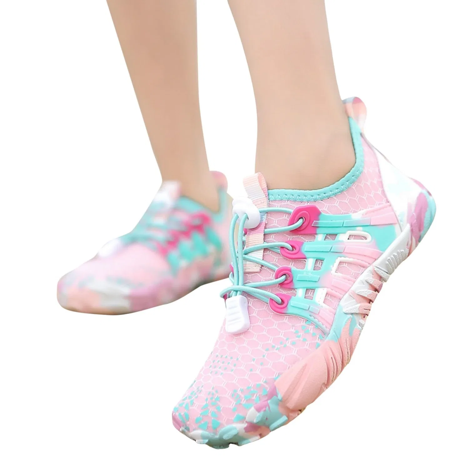 Детские кроссовки для девочек с принтом Scarpe Barefoot Scarpe Scoglio Bambino Traspiranti Tela Bambina per Il Mare Sandali Trekking Powerlifting Bimba Scogli di 25 Ginnastica Estive 24 36 XS Running Bimbo 29 Scarpette Donna da Bambini, Pink — фото 2