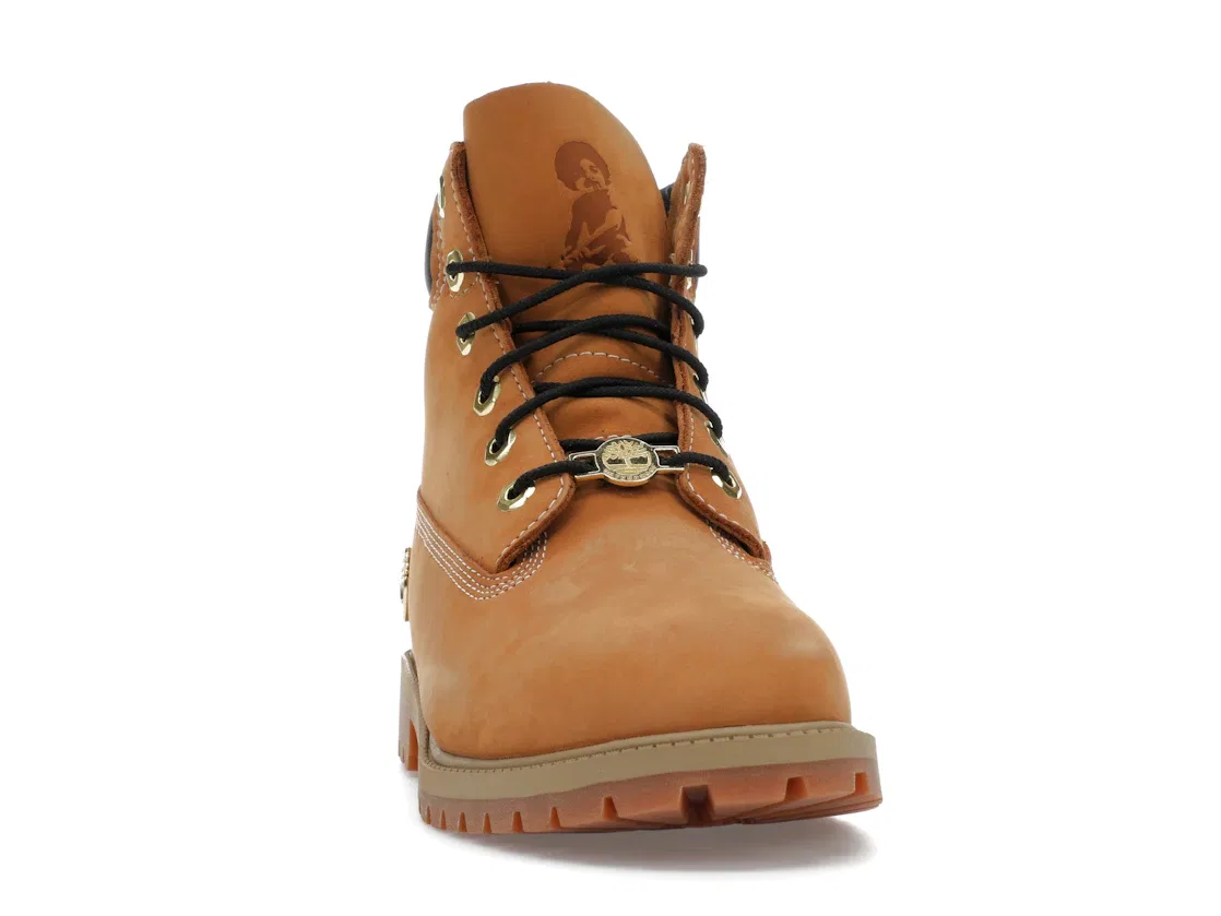Детские ботинки с высоким голенищем The Notorious B.I.G. Timberland, Wheat/Gold — фото 2