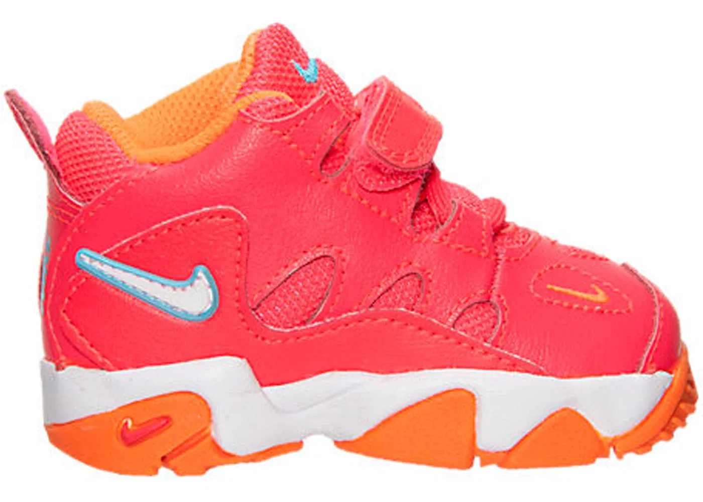 Детские кроссовки с высоким верхом Nike Turf Raider Nike, Laser Crimson/White-Gamma Blue-Total Orange
