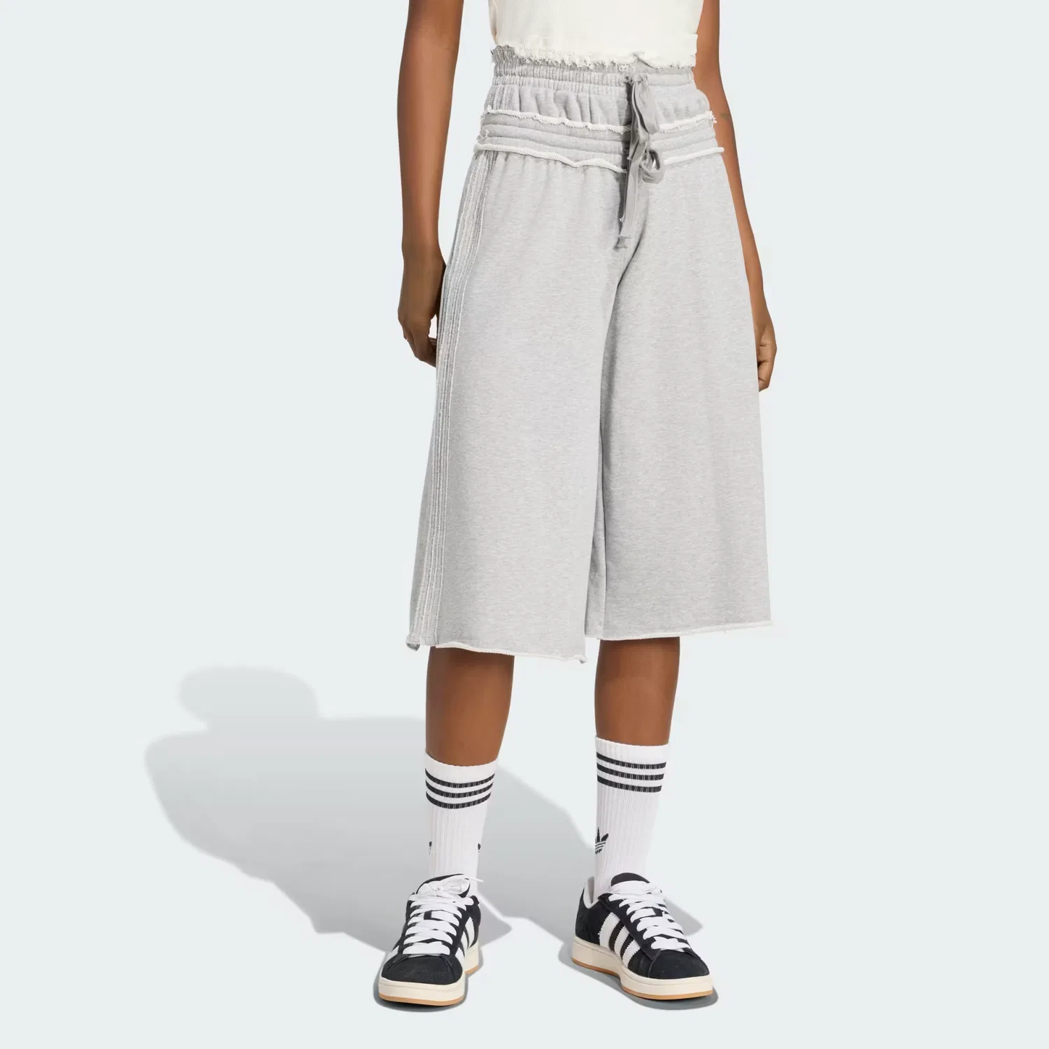 Женские шорты Adidas Originals Casual Shorts, Medium Gray Heather — фото 3