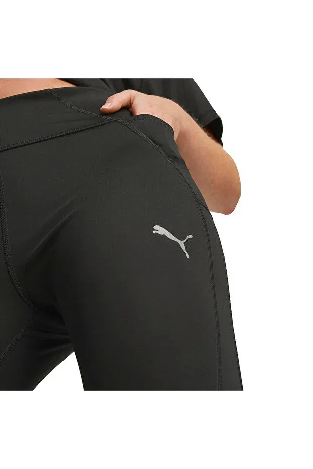 Детские леггинсы для девочек скинни Puma, Black — фото 3