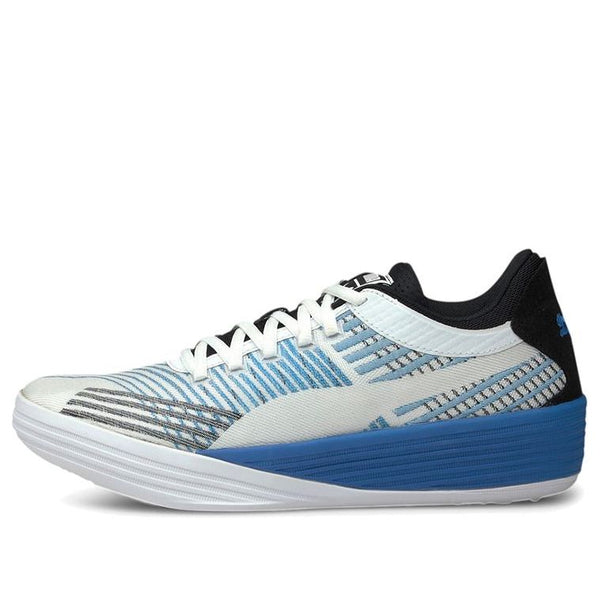 

Кроссовки clyde all pro 'black white blue' Puma, черный