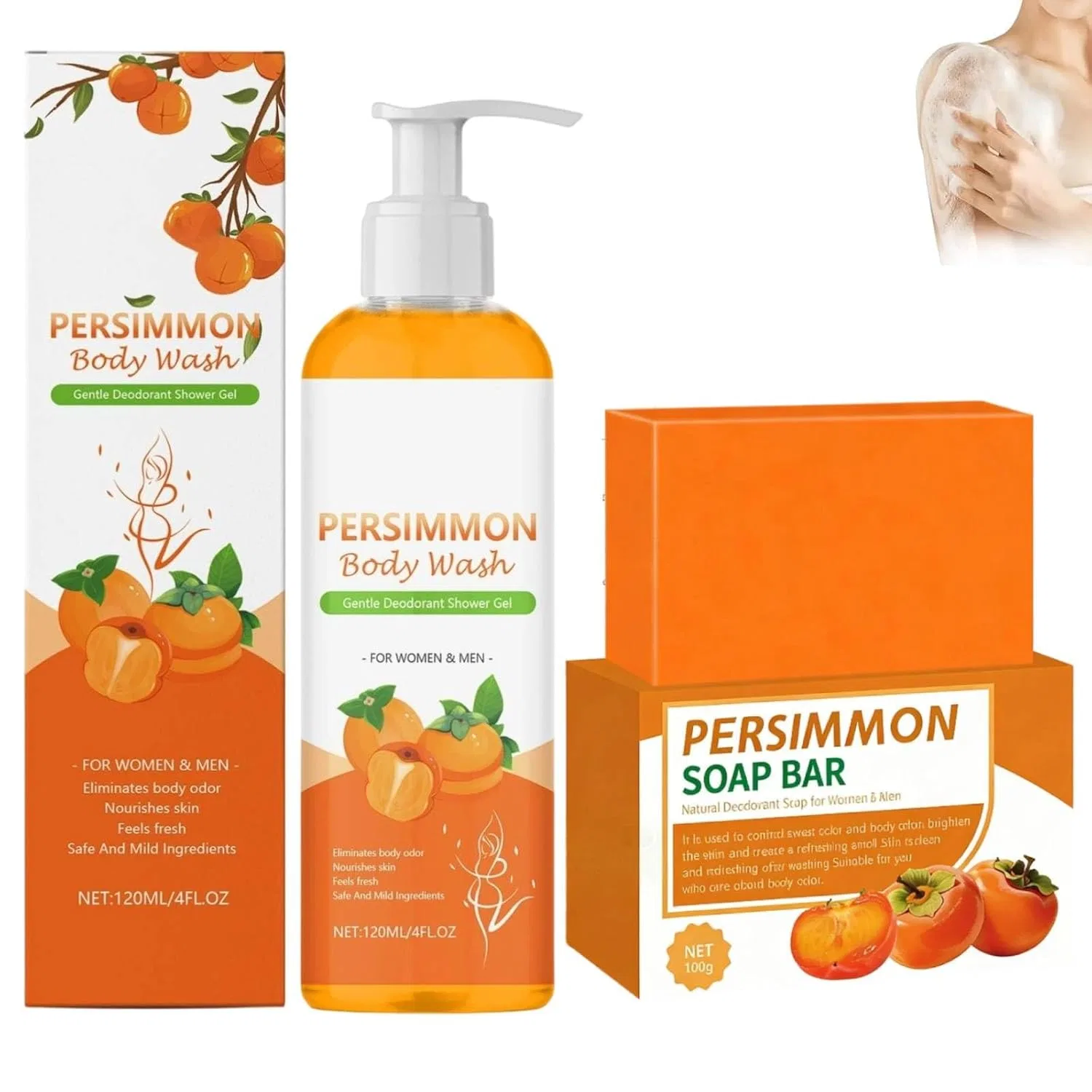 Мыло с экстрактом хурмы, vokkrv, 50 г, 1 Set