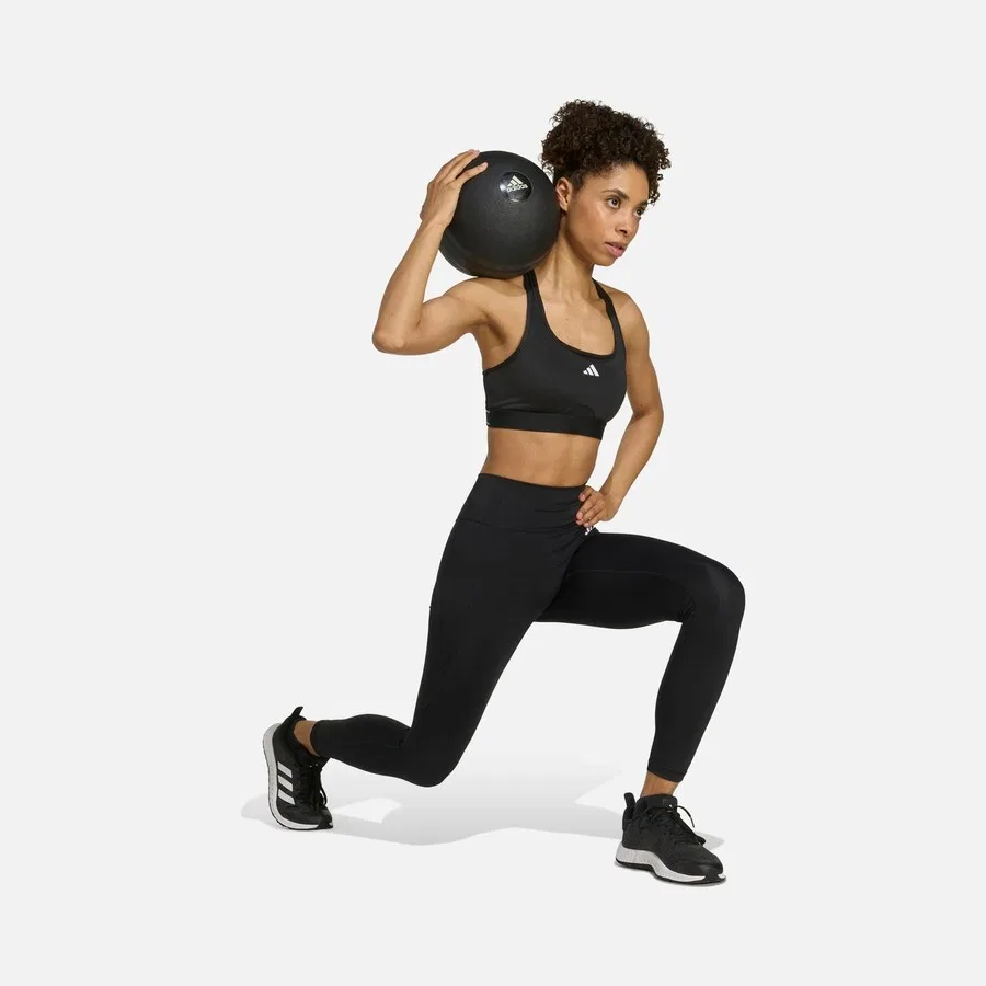Спортивные леггинсы 7/8 Optime Essentials adidas, Черный — фото 4