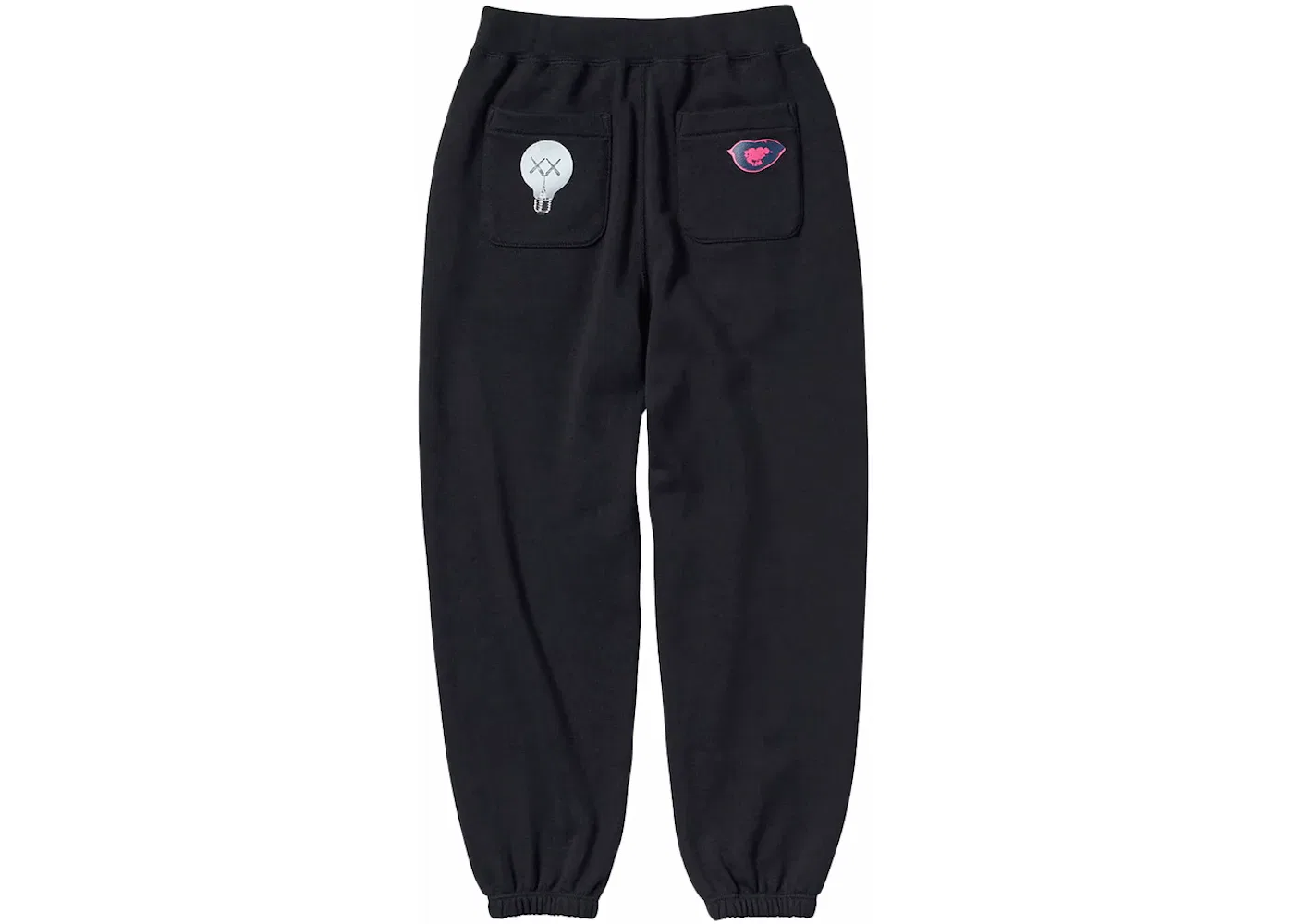 Детские спортивные штаны с принтом KAWS Sweatpants KAWS, Black — фото 2