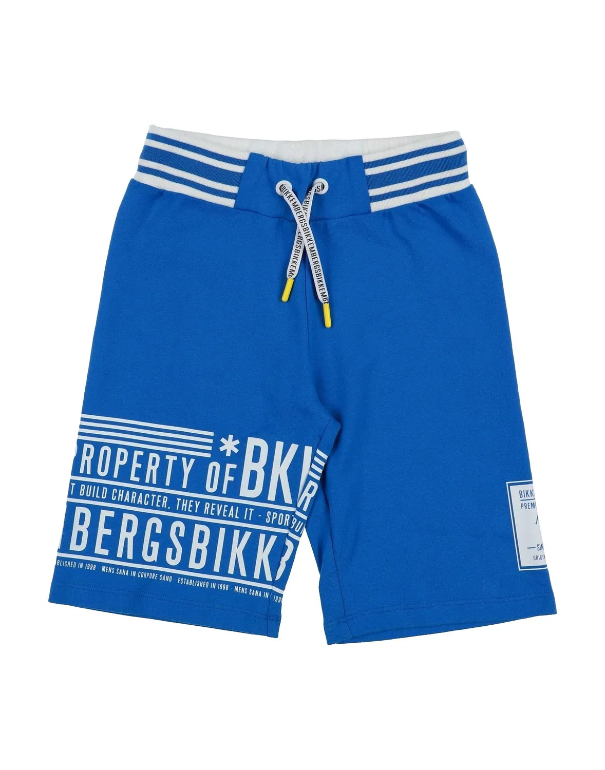 Детские шорты для мальчиков с принтом Bikkembergs, синий