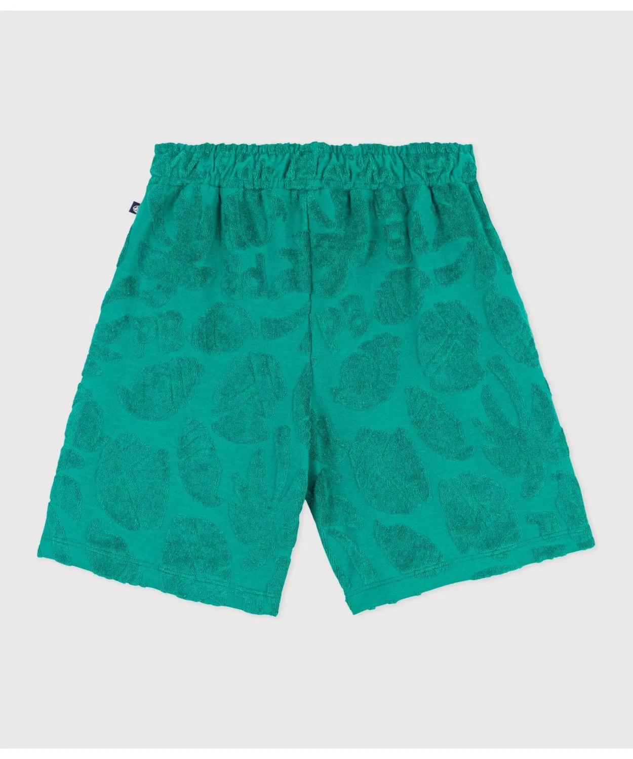 Детские шорты-бермуды с принтом PETIT BATEAU, Green — фото 2